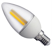 LED pære UNI-LED kerte 1,8W Klar E14